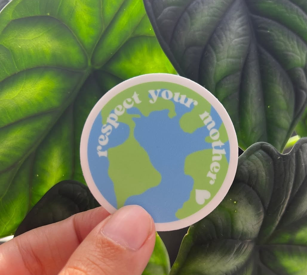 respect your mother - sticker