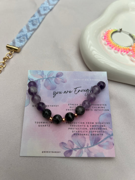 You Are Enough - Crystal Bracelet